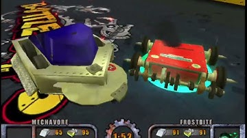 BattleBots GameCube video game Mechavore vs Frostbite