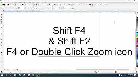 Corel Draw Tips & Tricks ZOOM F4 F2 and more