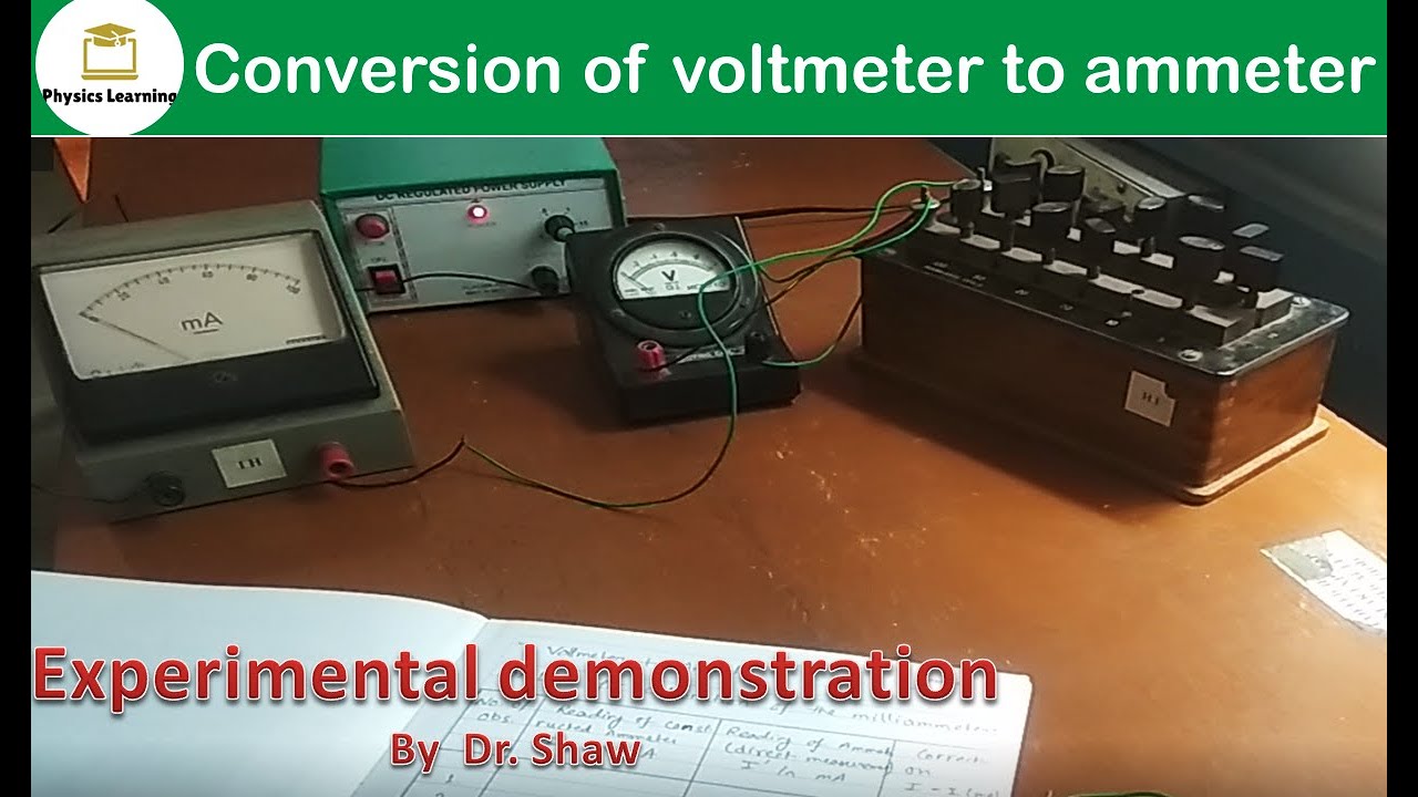 Conversion Of Voltmeter Into Ammeter Experiment Voltmeter Into conversion-of-voltmeter-into-ammeter-experiment-voltmeter-into
