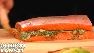 Pastry parcel for salmon en croute | Gordon Ramsay