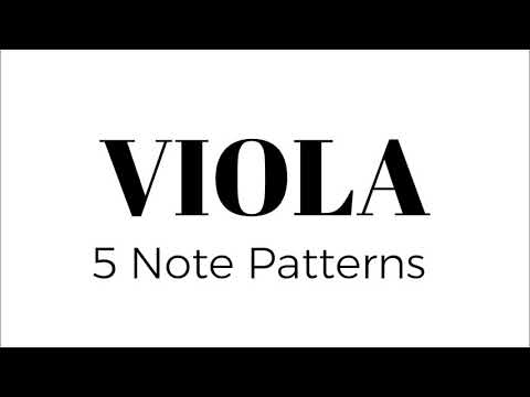 Practice video: VIOLA 5 Finger Patterns