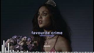 olivia rodrigo - favourite crime \/\/sped up