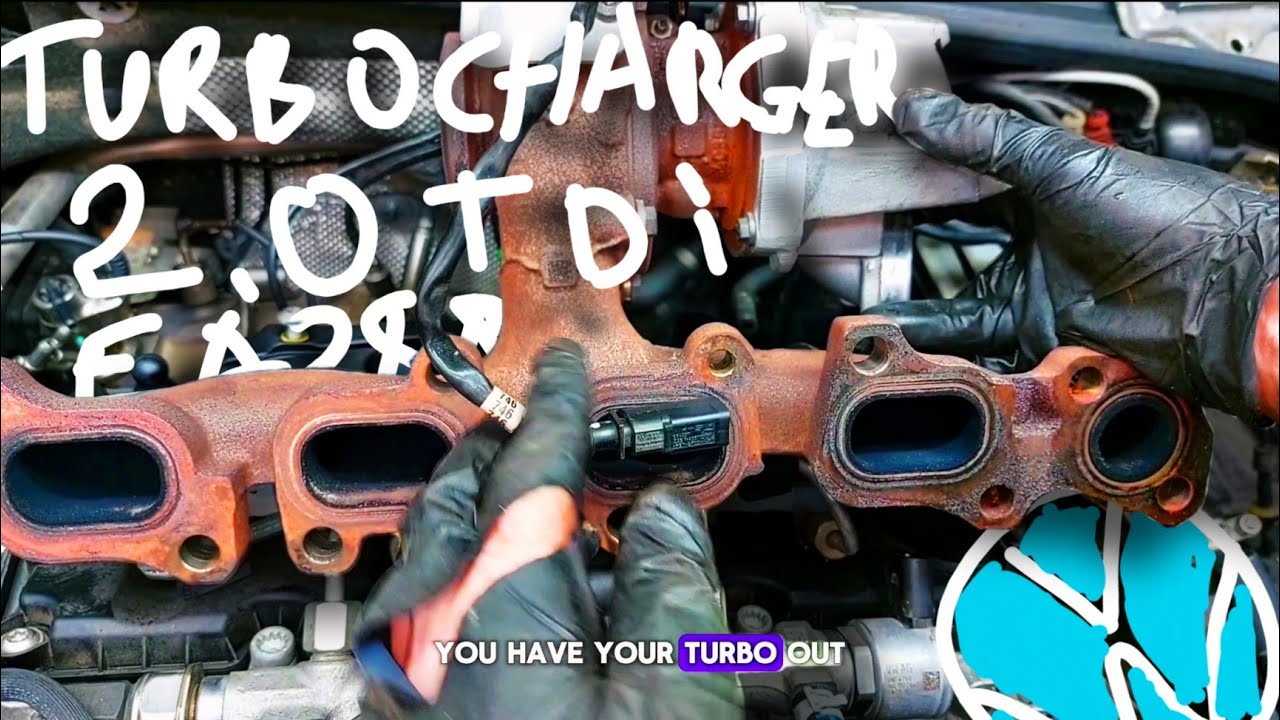 2.0 tdi EA288 Turbocharger removal and installation | Passat B8(mk8)