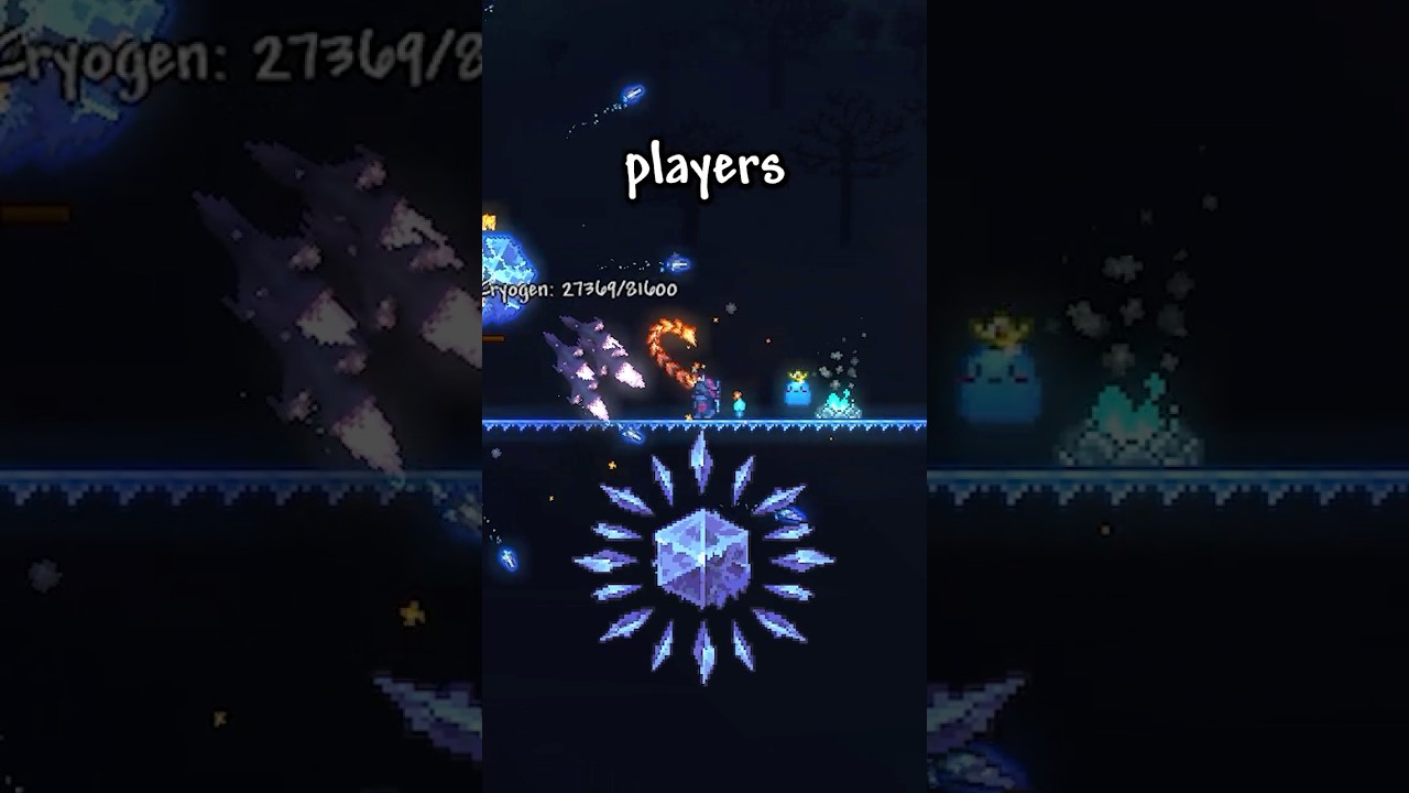 Terraria Calamity Bosses Explained: Cryogen #terraria #shorts