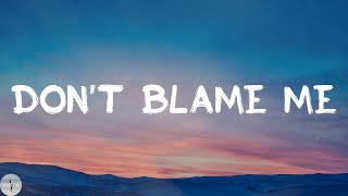 Taylor Swift - Don’t Blame Me (Lyric Video)