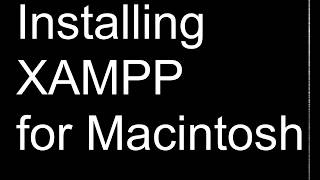 Install XAMPP for Mac