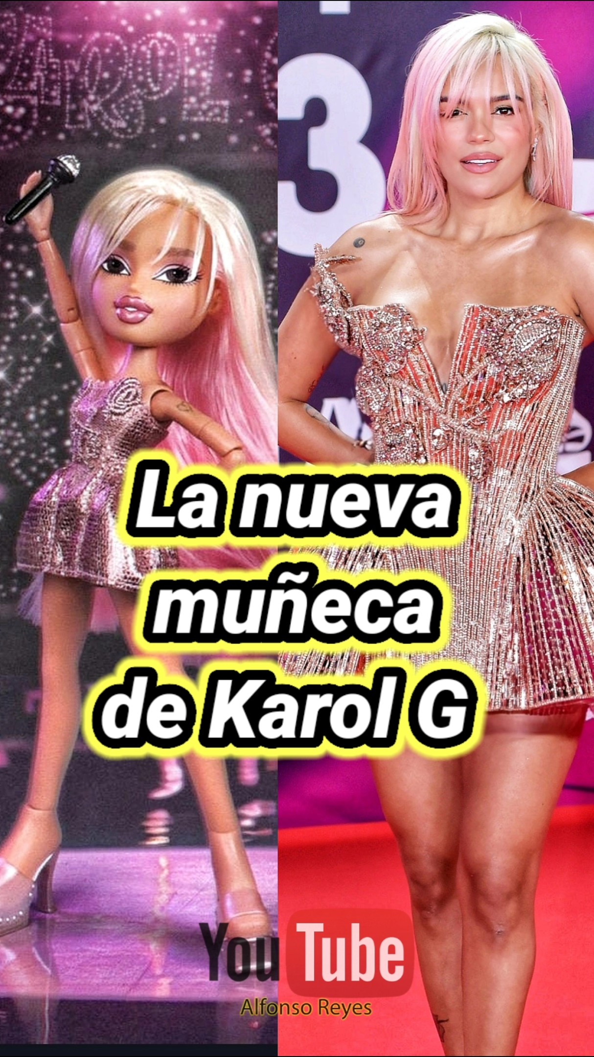 La nueva muñeca de Karol G. #karolg #Muñeca #bratz