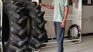 Apollo pulding special Tyres..#apollo #fx-333 #paddy #cultivation #production ##agriclture #farming