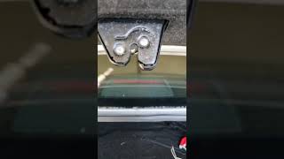 Quick fix Mazda 3 trunk lid not closing.