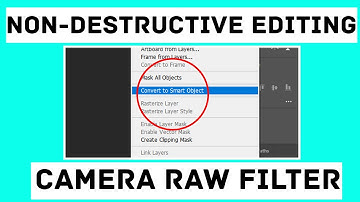 Edit photo on CAMERA RAW filter non-destructively with SMART OBJECT
