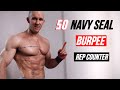 Navy seal burpees follow along  best bodyweight chest workout