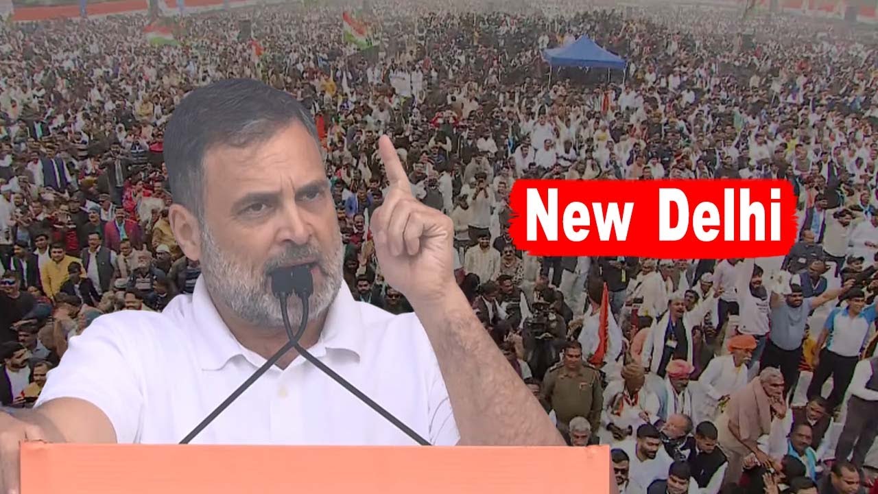 Rahul Gandhi's Firing Speech at Vote Chor Gaddi Chhod Rally in Ramlila Maidan, New Delhi | Congress