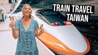 What is Train Travel like in Taiwan | High Speed Trains from Kaohsiung to Taichung