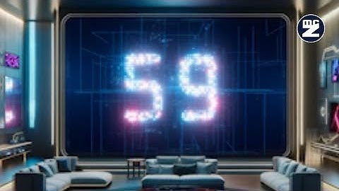 60 Seconds Countdown Timer with music - 1 minute timer #futuristic  - Conto alla Rovescia 60 secondi