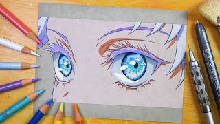 Drawing Gojo Satoru Eyes [ JUJUTSU KAISEN ]