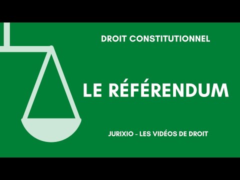 Vidéo: Différence Entre élection Et Référendum