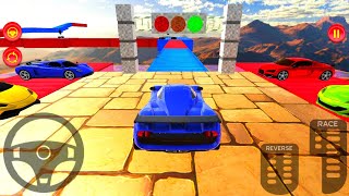 crazy car driving simulator-impossible sky tracks|car games screenshot 5