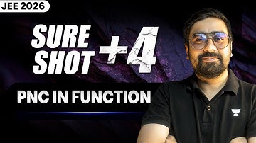PnC involving different types of functions for JEE 2026 | Score Sure Shot +4 Marks