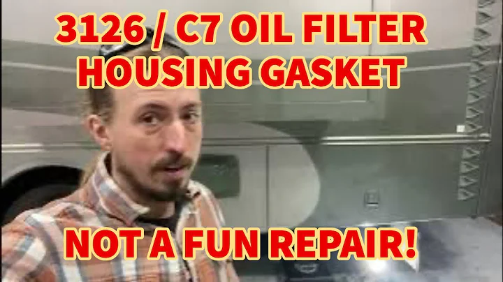 Caterpillar 3126/C7 Oil Filter Housing Gasket Replacement