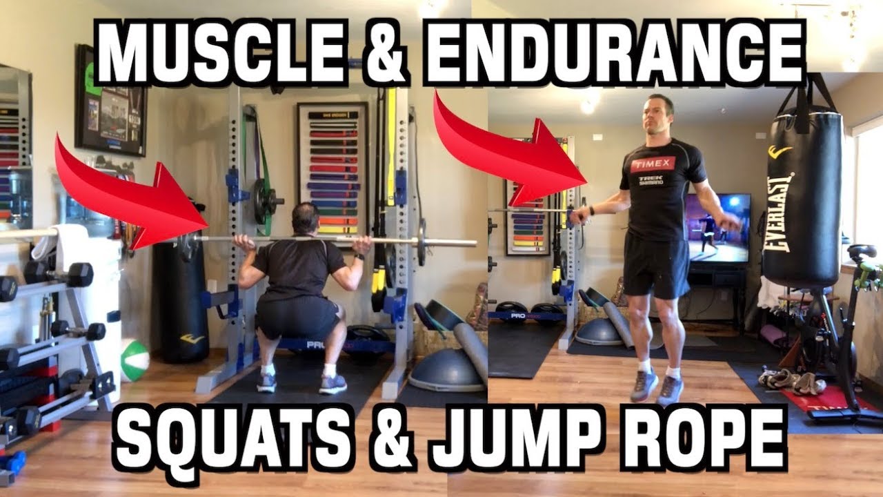 Jump Rope + Squats = Strength and Conditioning YouTube
