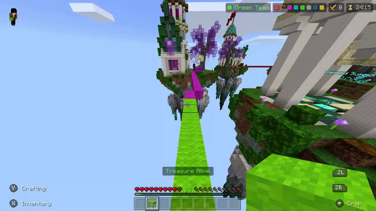 1v2  (Solo Duo Hive Treasure Wars Minecraft on Nintendo Switch)