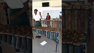 Kids doing what they know best on  marimba which I made 4 years ago for Anderson primary school