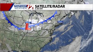 Weather Now: Mostly Cloudy Today; Snow Showers Overnight Tonight