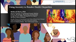 Using Ancestry to Resolve Health Disparities