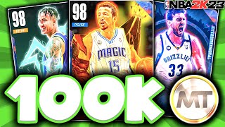 100K MT SQUAD BUILDER! THE BEST BUDGET LINEUP IN NBA 2K23 MyTEAM!