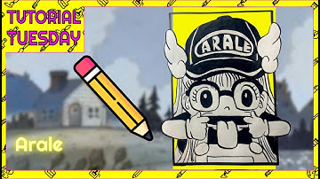 How To Draw Arale | Tutorial Tuesday #11