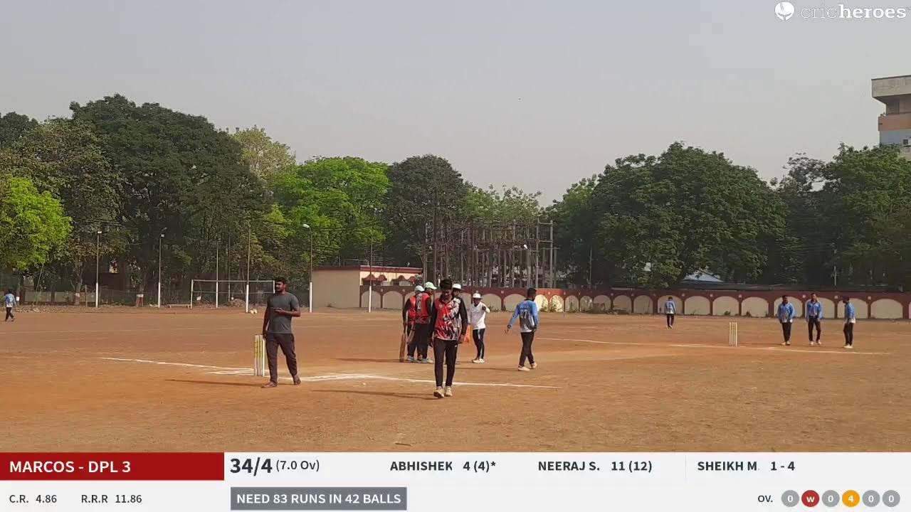 Live Cricket Match Marcos - DPL 3 vs Danganiya Lions - DPL 3 29-Mar-23 0630 AM 14 overs DPL S