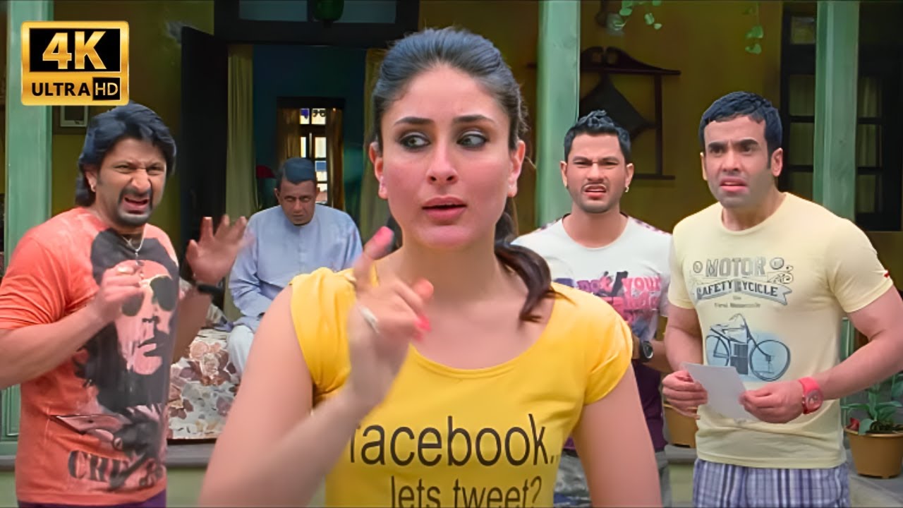 Golmaal 3 Superhit Comedy Scene | Arshad Warsi, Kareena Kapoor, Mithun Chakraborty | Indian Comedy