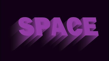 How to make Text in Space | Graphic designing | Adobe Illustrator Tutorial - English