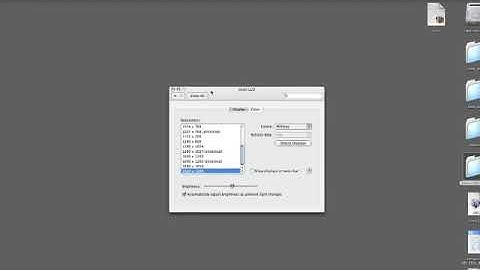 How to Change Display Resolution in Mac OS X