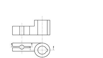 Engineering Drawing Tutorials Orthographic sectional views with front and side view T 6 1   YouTube