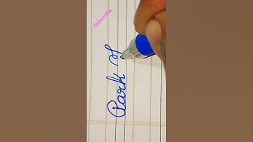 How to write 