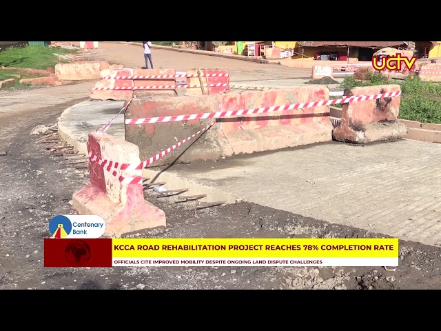 KCCA Road Rehabilitation Project Reaches 78% Completion Rate