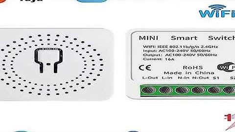 Tuya 16A MINI Wifi Switch DIY 1-way Remote Control Timer Relay Automation For Smart Life Work With