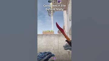 default molly a site from arch CS2 Inferno #cs2 #counterstrike #shorts