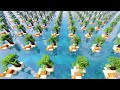 HO CHIESTO a 100 BUILDER di COSTRUIRE un'ISOLA SU MINECRAFT