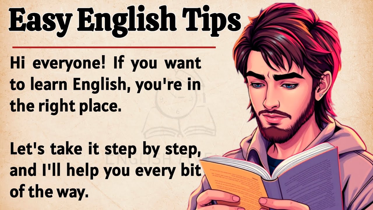 Outline Video Easy English Tips For Beginners || Graded Reader || simple steps to Speak Confidently and Fluently