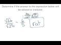 Operations with Irrational Numbers