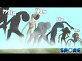 Scary Titan Size Comparison | Scary Titan Battle [S1] | SPORE