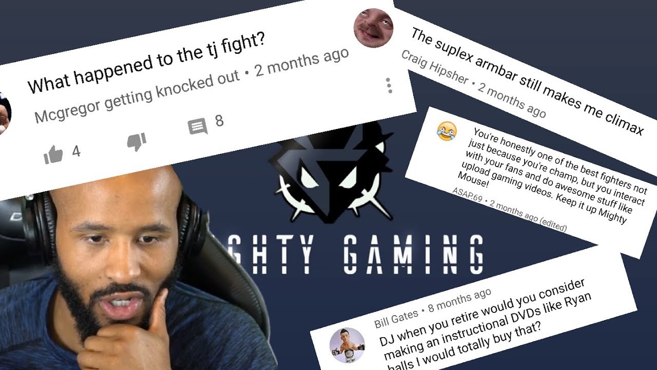 video gaming chair DEMETRIOUS JOHNSON READS YOUR COMMENTS PT2
