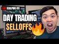 Day Trading Market Selloffs | Live Scalping 011