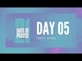 Day 5 of 21 days of prayer  cheryl adams live