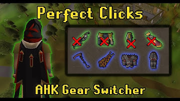 The Best AHK Gear Switching Script OSRS