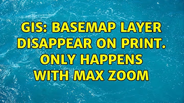 GIS: Basemap layer disappear on print. Only happens with max zoom (3 Solutions!!)