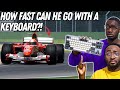 We tried to drive an f1 car with a keyboard