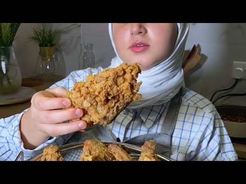 باختصار بروستد الدجاج مقررررمش و لذيذ بطريقة وجدان محمد